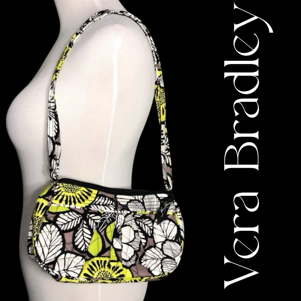 Vera Bradley Frannie purse in the pattern Citron